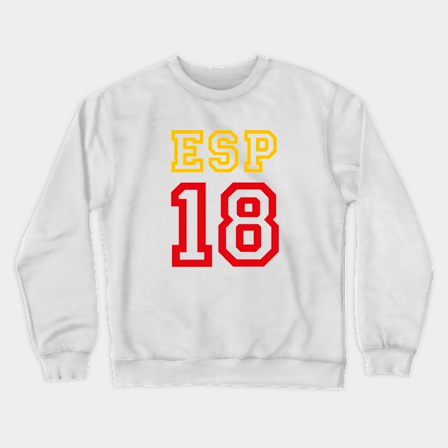 SPAIN 2018 Crewneck Sweatshirt by eyesblau